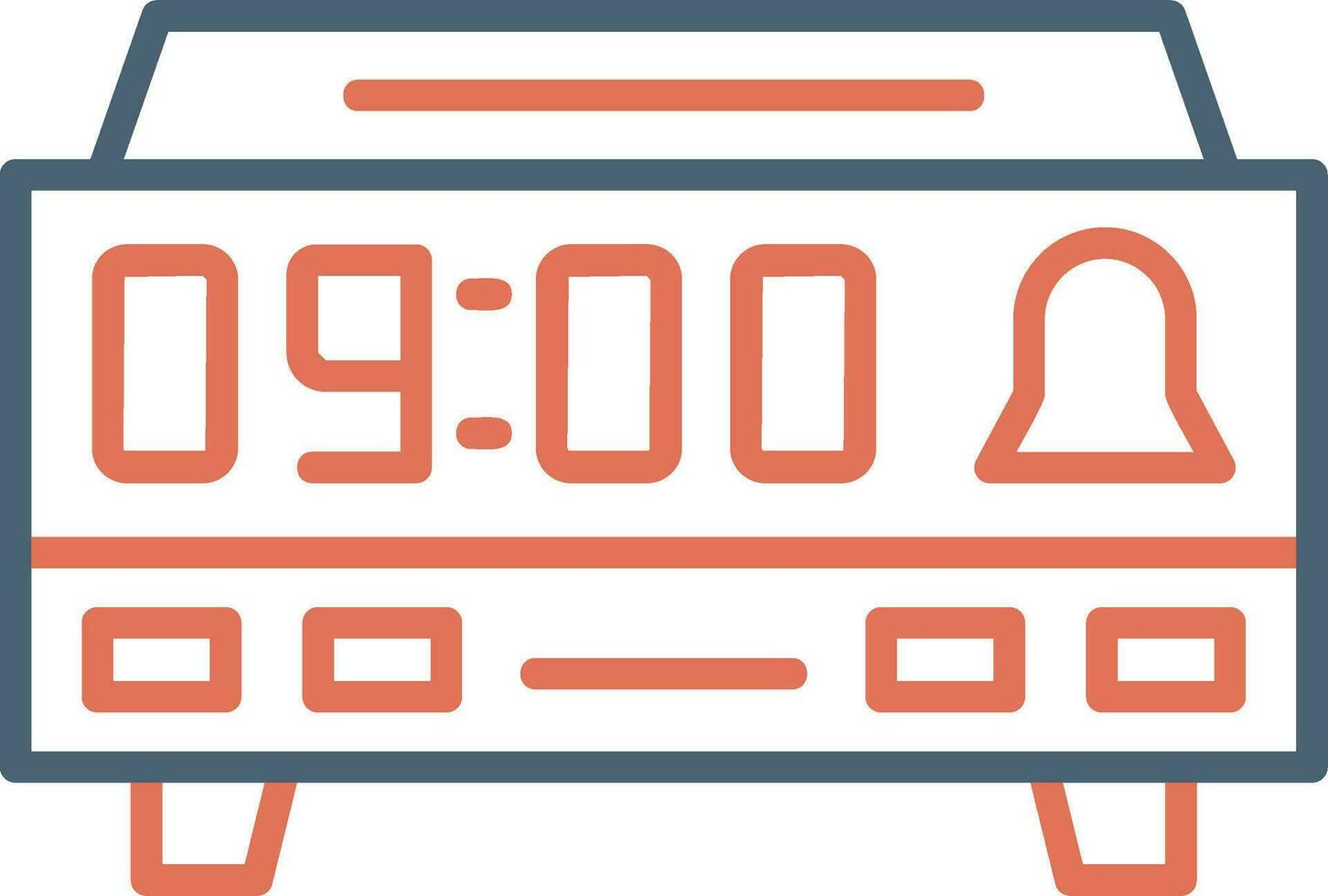 icono de vector de reloj digital