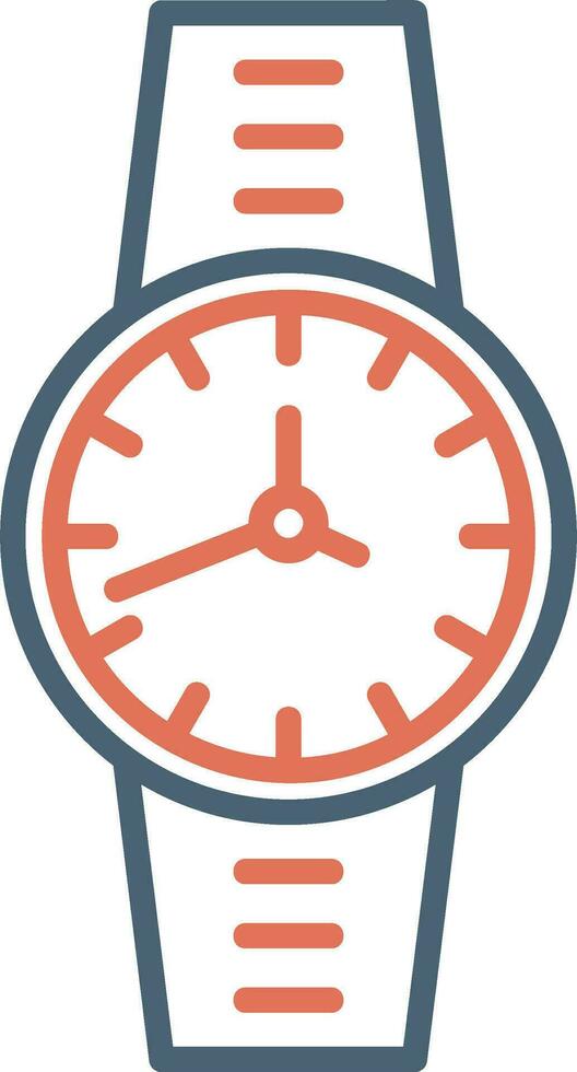 reloj, vector, icono vector