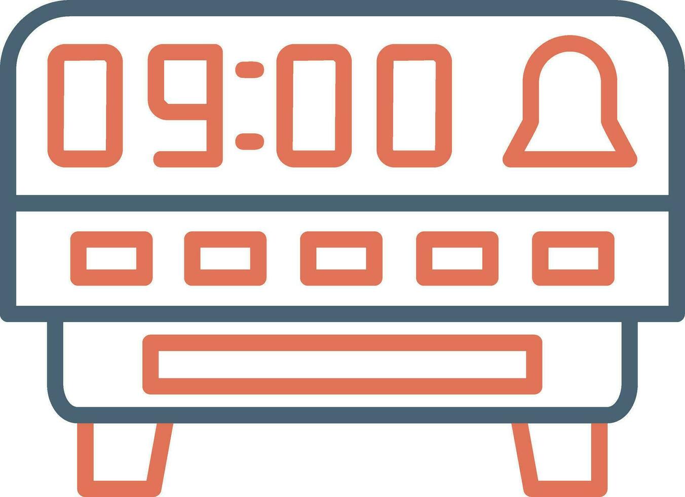 Digital Clock Vector Icon