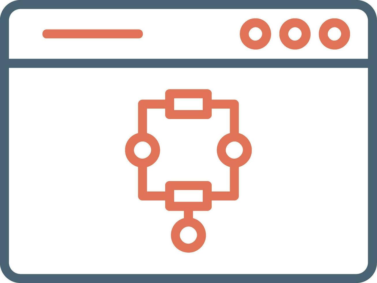 icono de vector de algoritmo