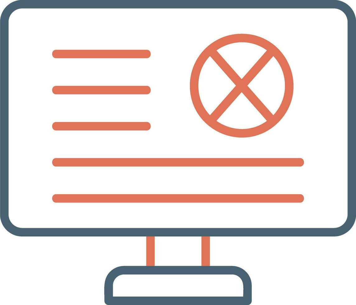 Error Vector Icon