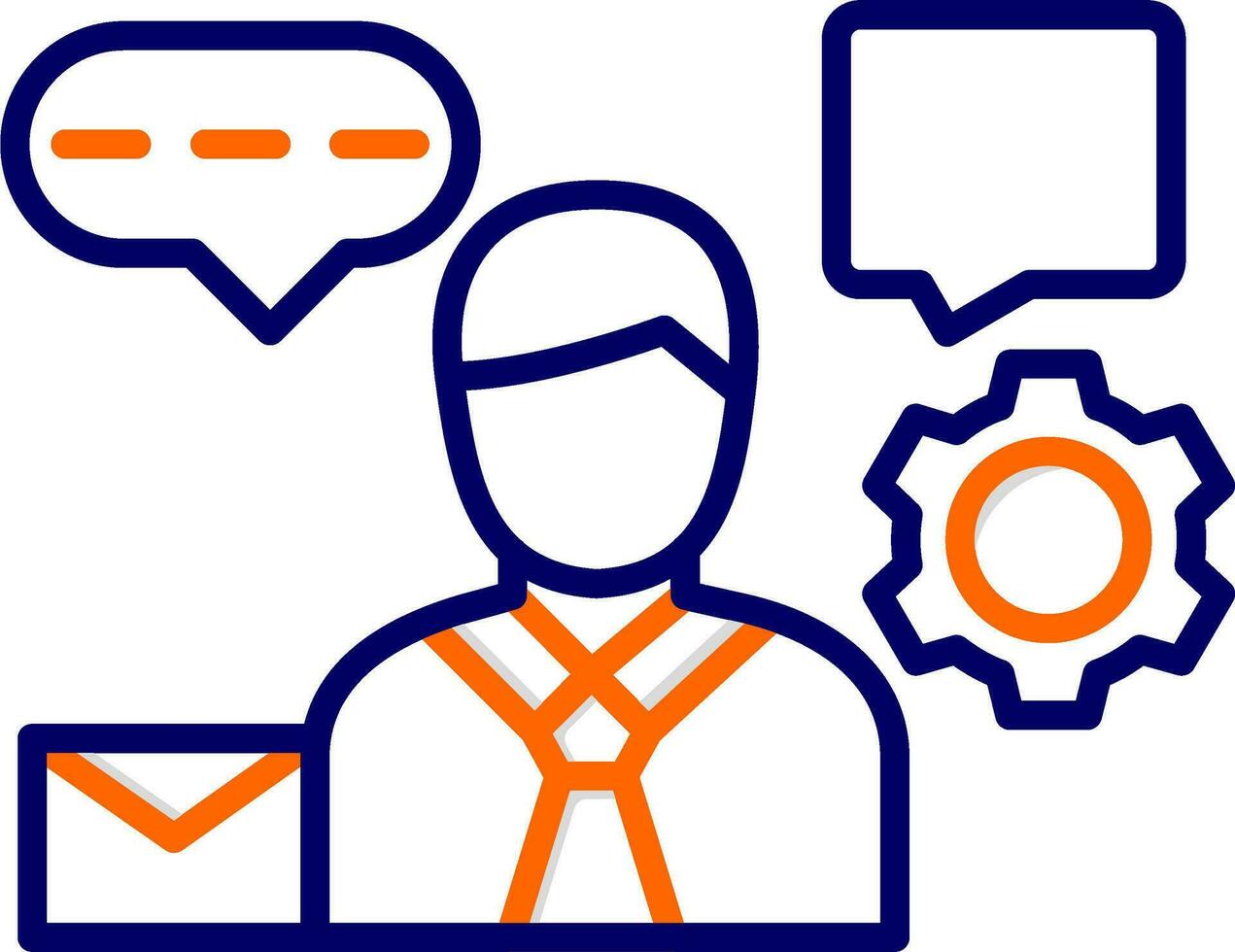 Client Support Vector Icon