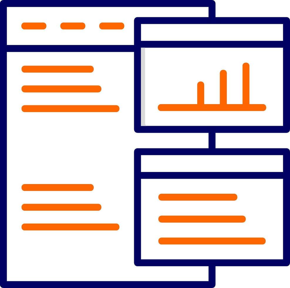 Log Data Vector Icon