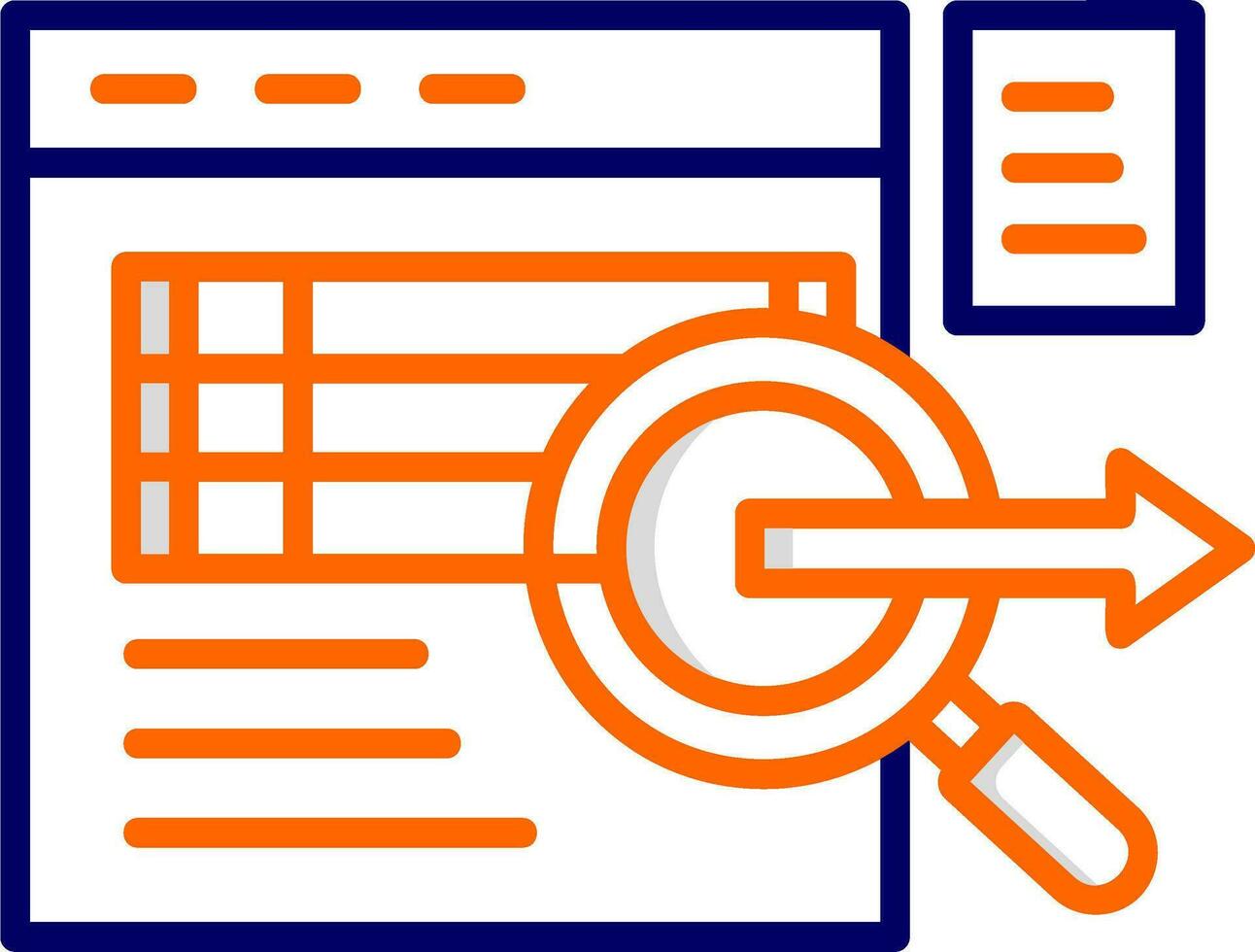 Data Query Vector Icon