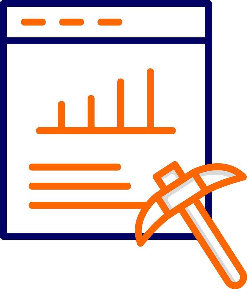 Data Mining Vector Icon