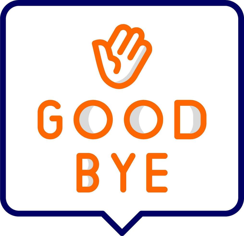 Good Bye Vector Icon