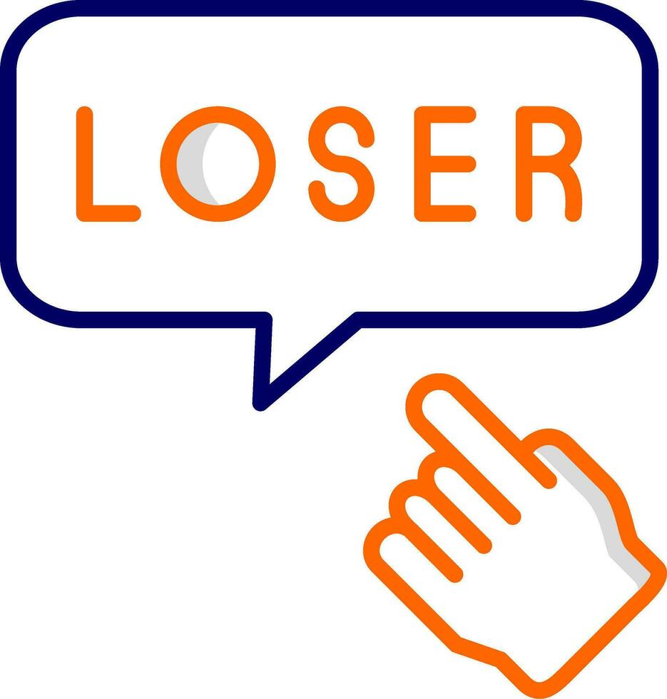 Loser Vector Icon