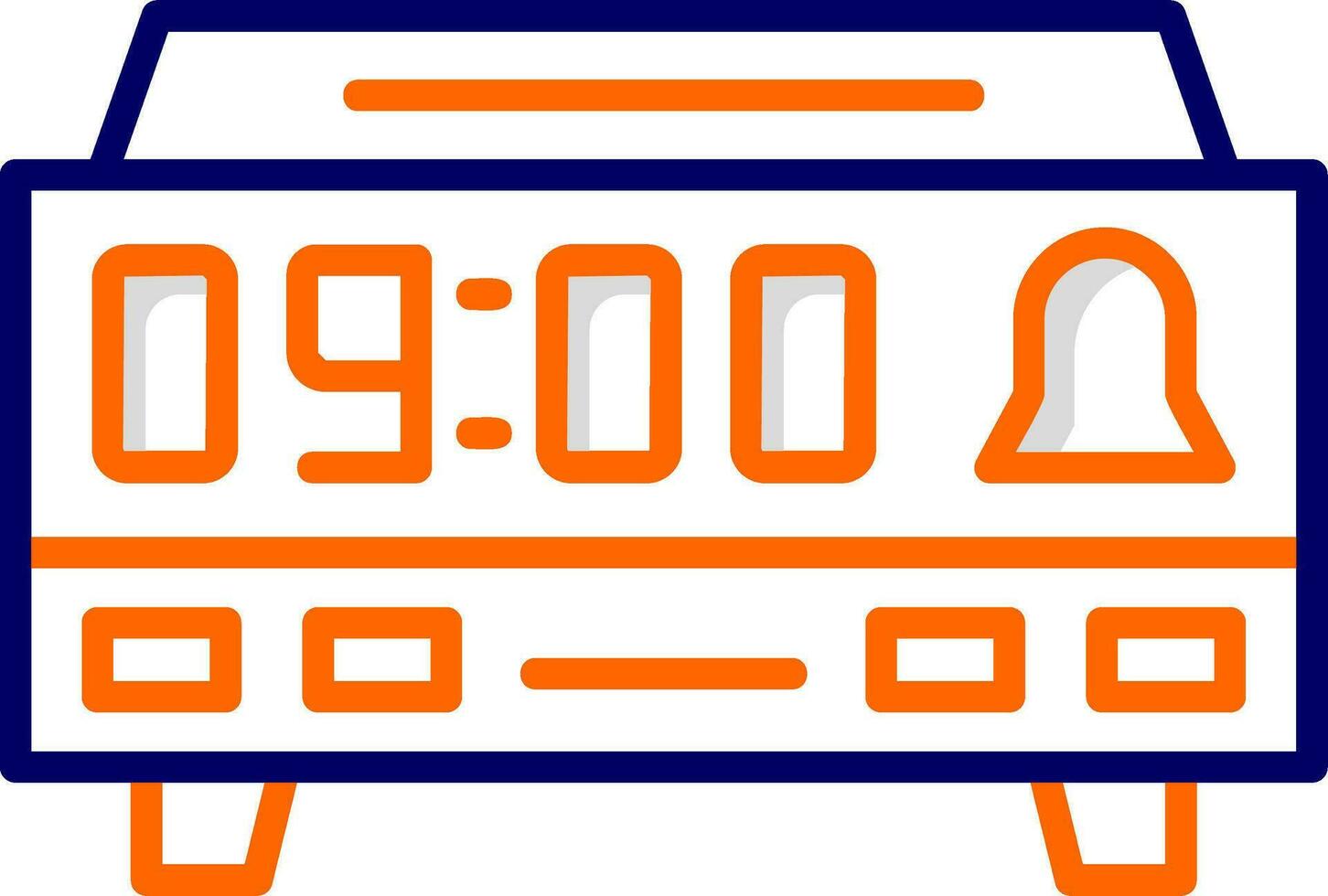 Digital Clock Vector Icon