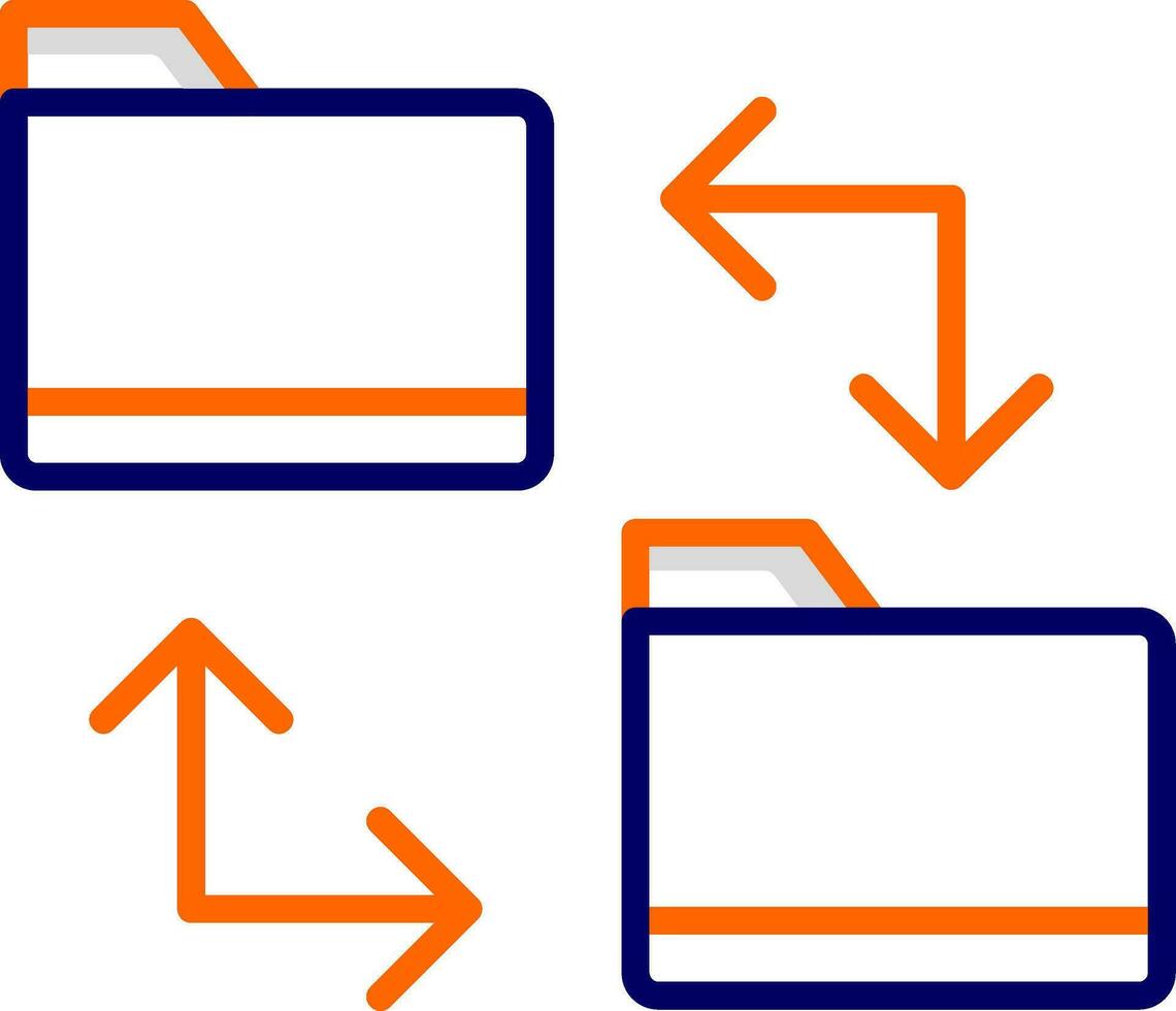 File Sharing Vector Icon