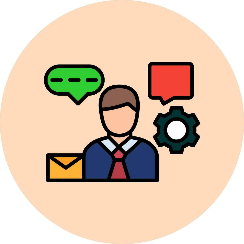 Client Support Vector Icon