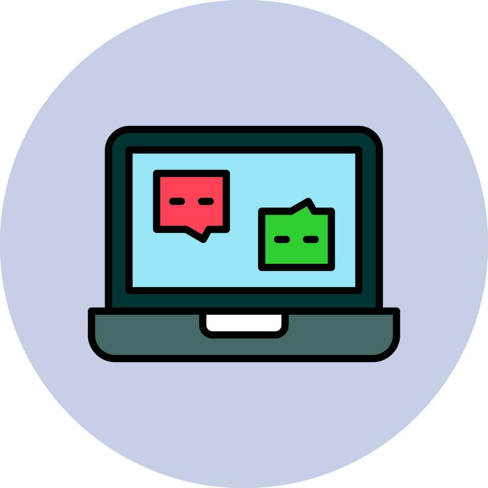 Live Chat Vector Icon