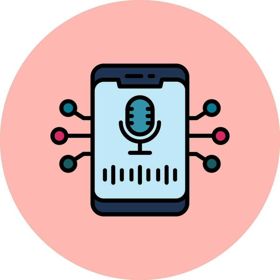 Voice Assistant Vector Icon