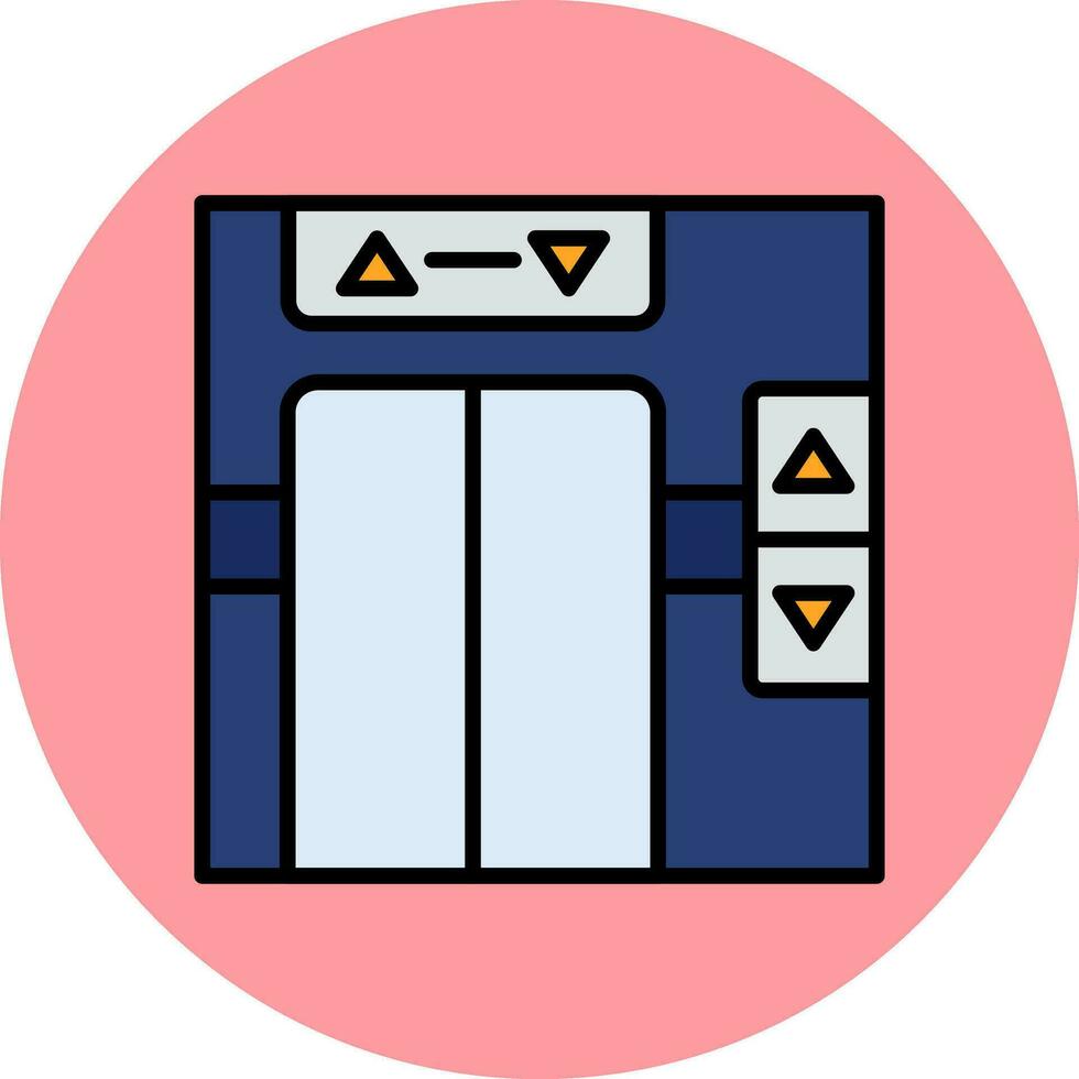 icono de vector de ascensor