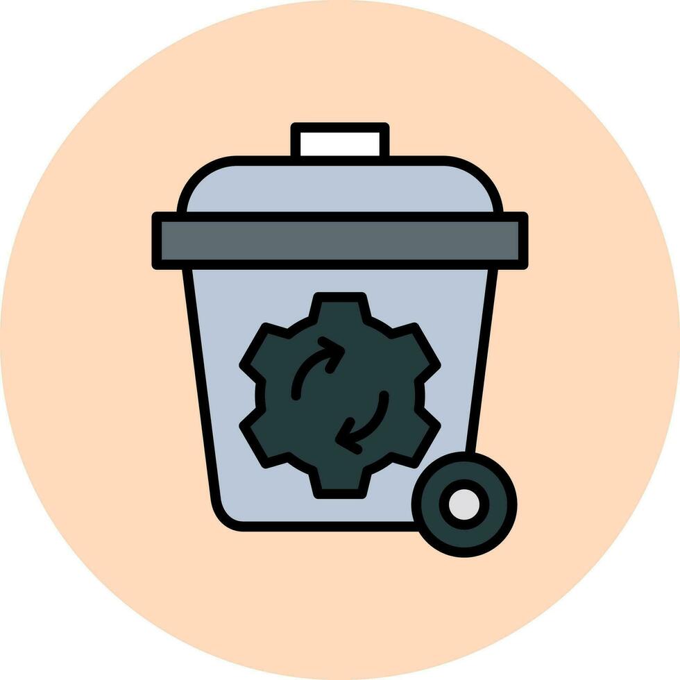 icono de vector reciclable