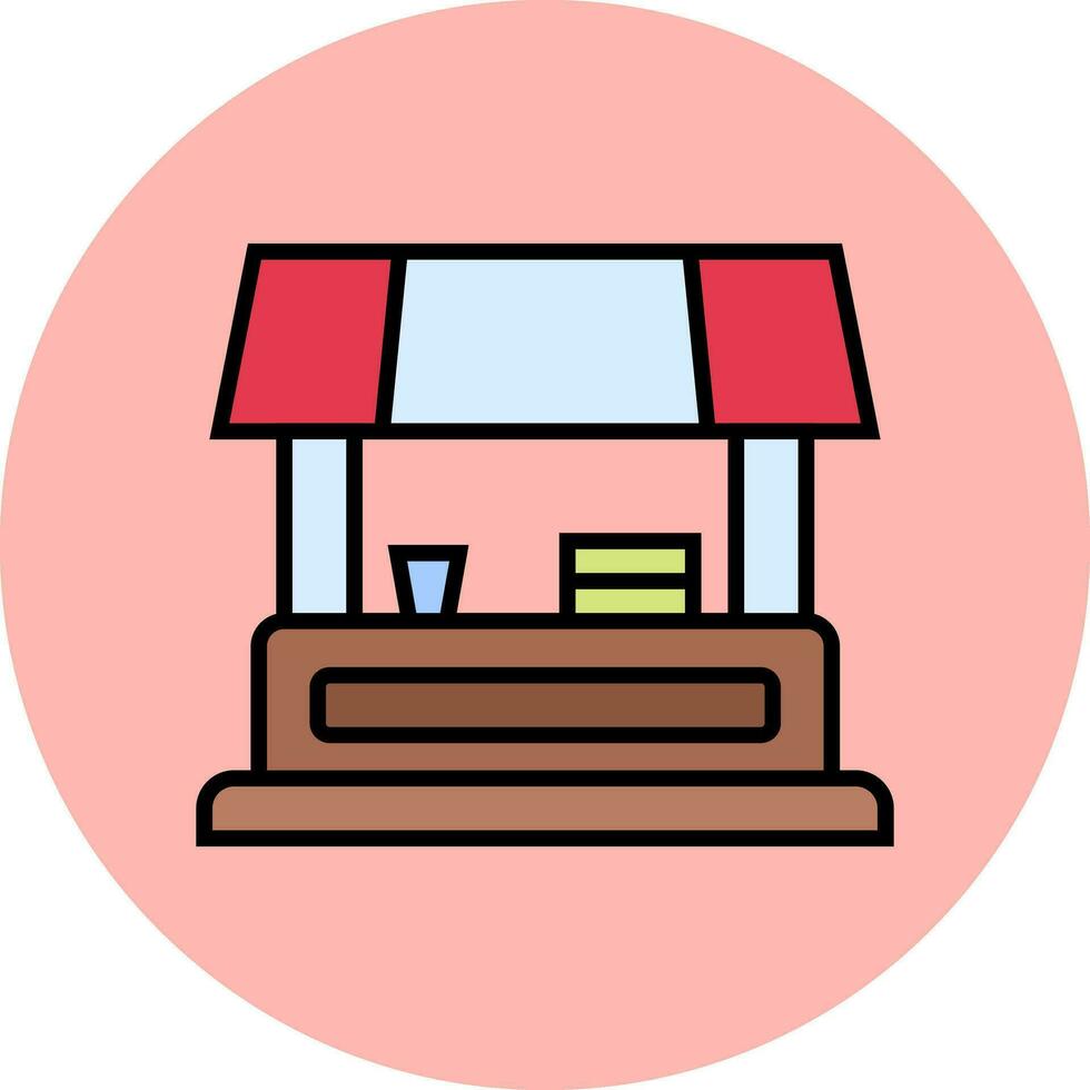 Food Stall Vector Icon