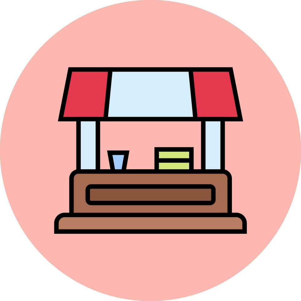 Food Stall Vector Icon