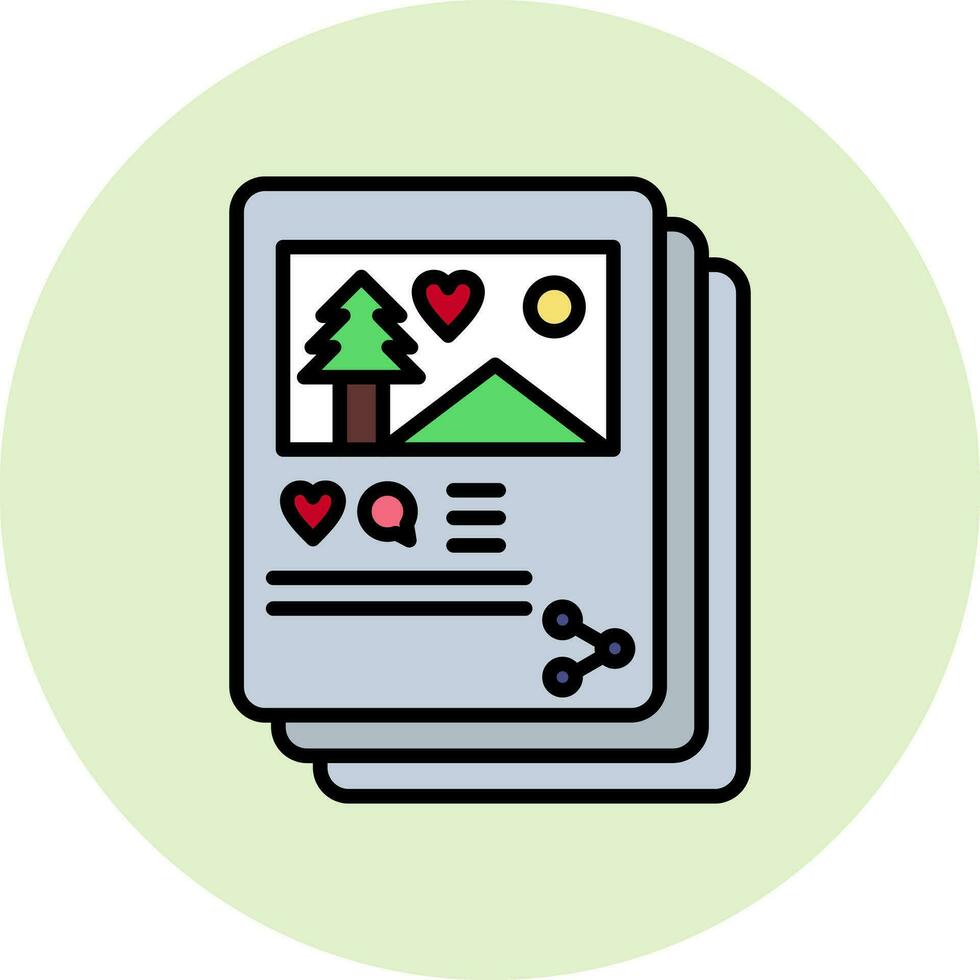 Social Media Vector Icon