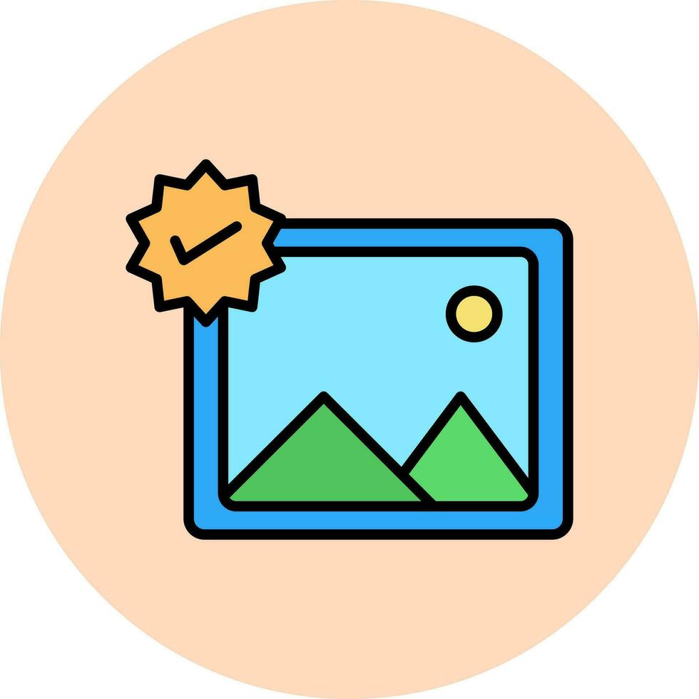 icono de vector de fotografía