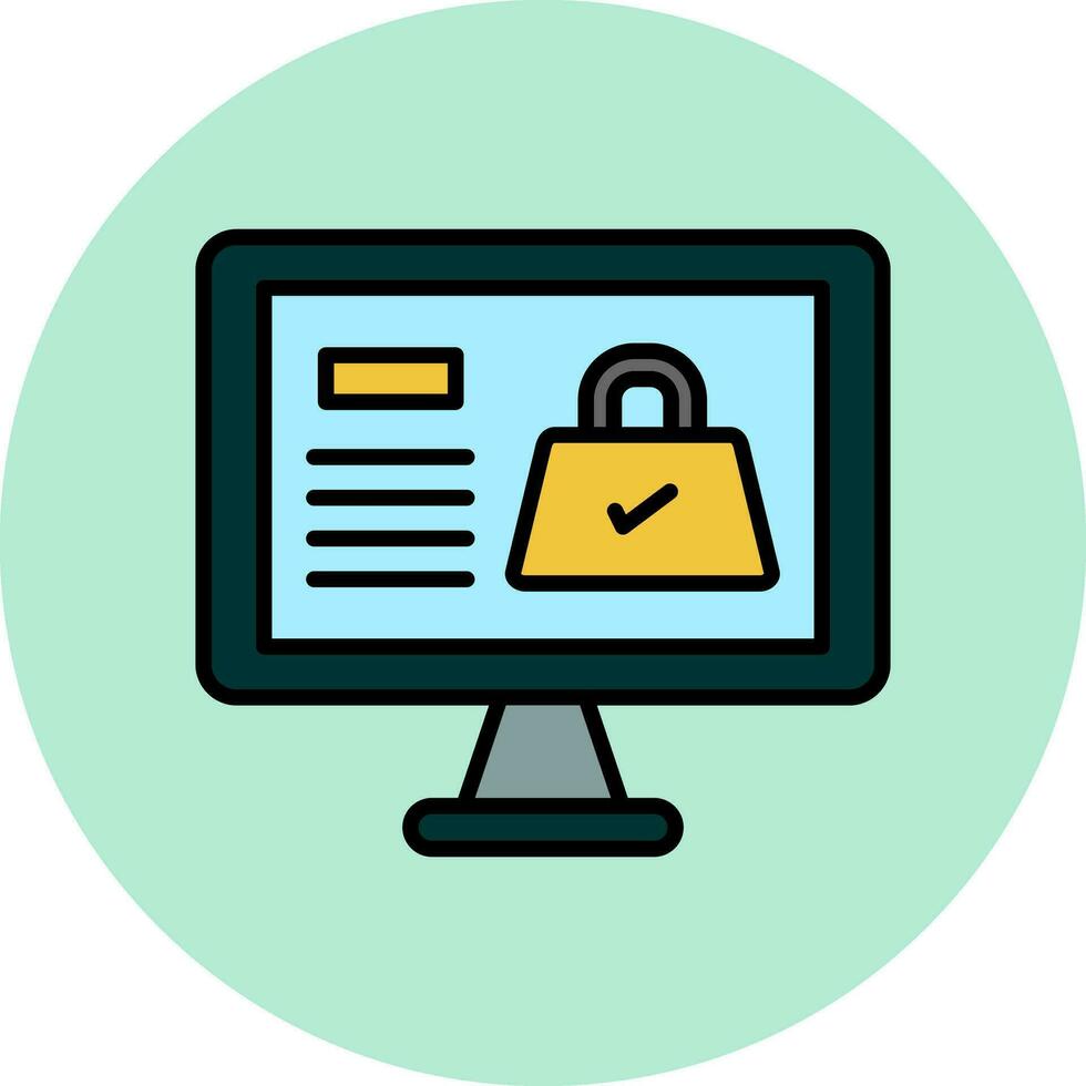 Online Shopping Vector Icon