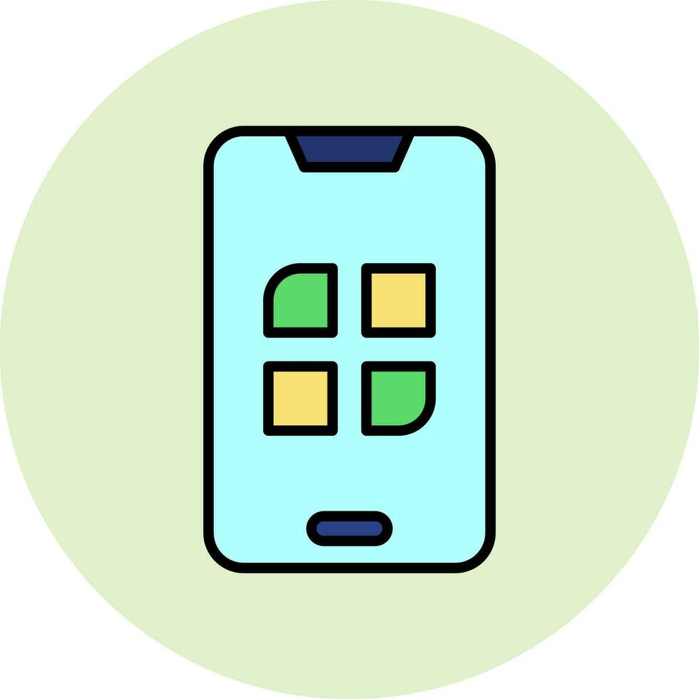 Mobile App Vector Icon