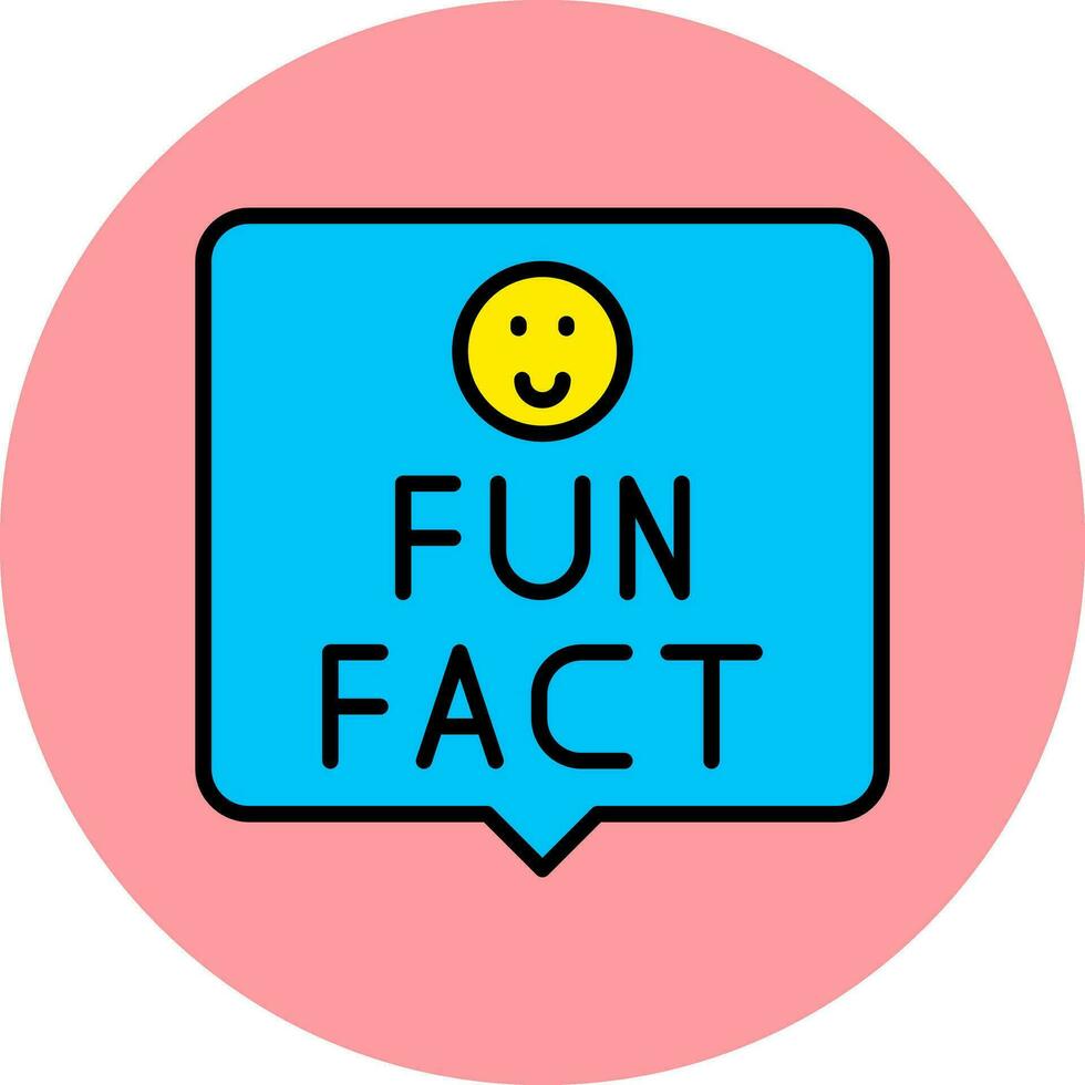 Fun Fact Vector Icon