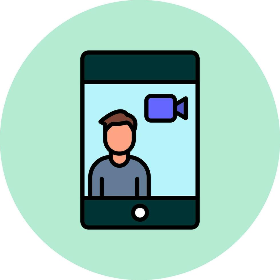 Videocall Vector Icon