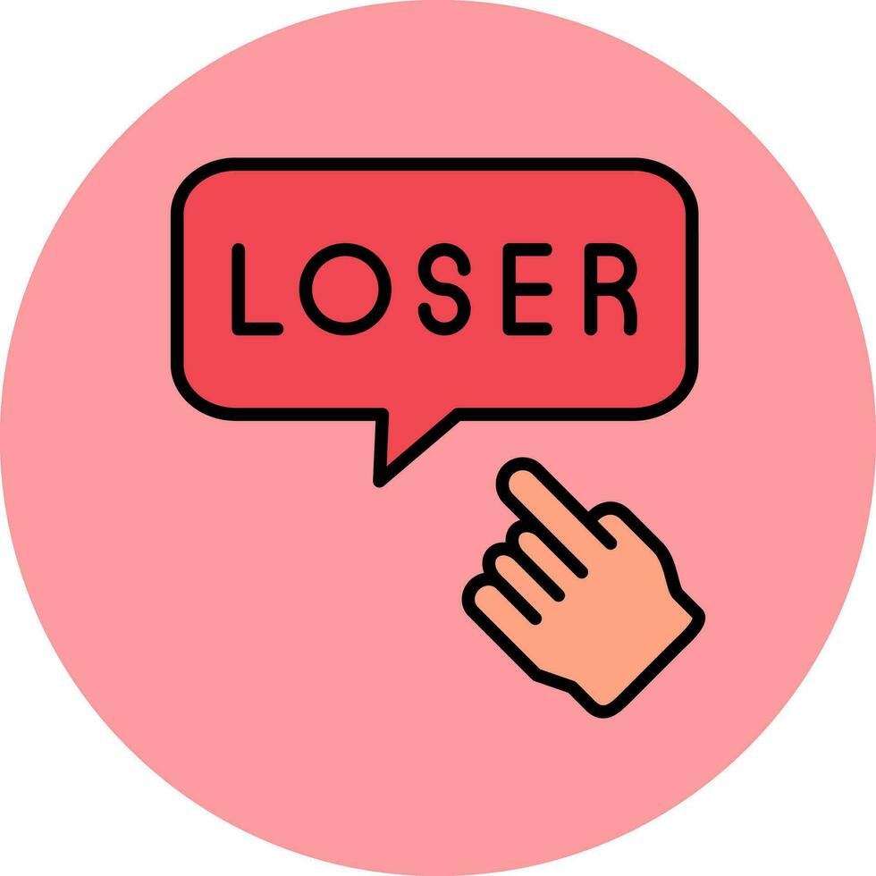 Loser Vector Icon