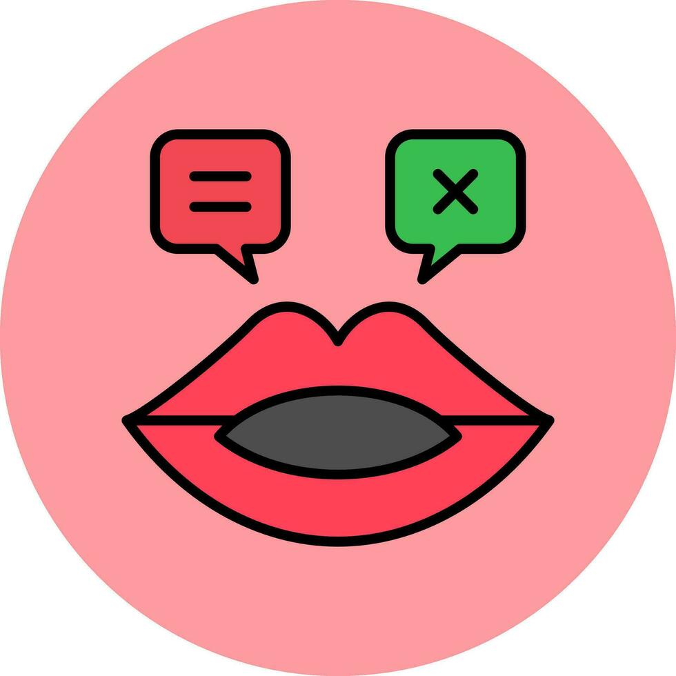 Gossip Vector Icon