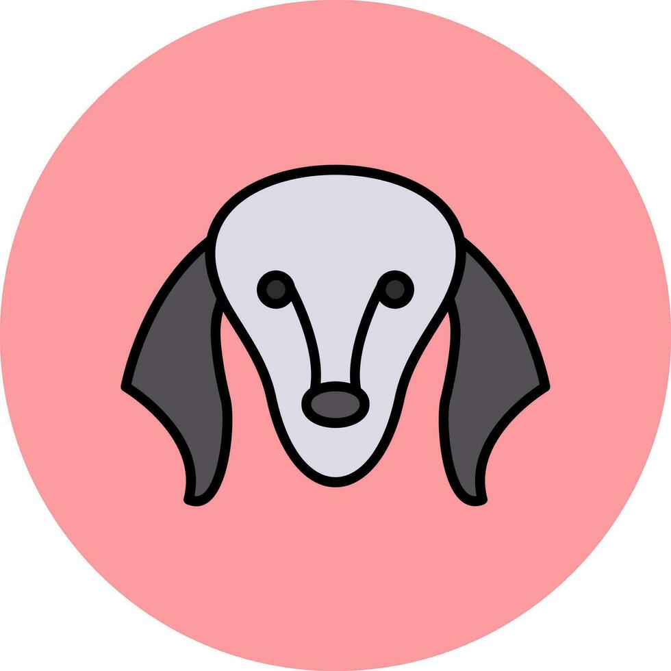 saluki vector icono