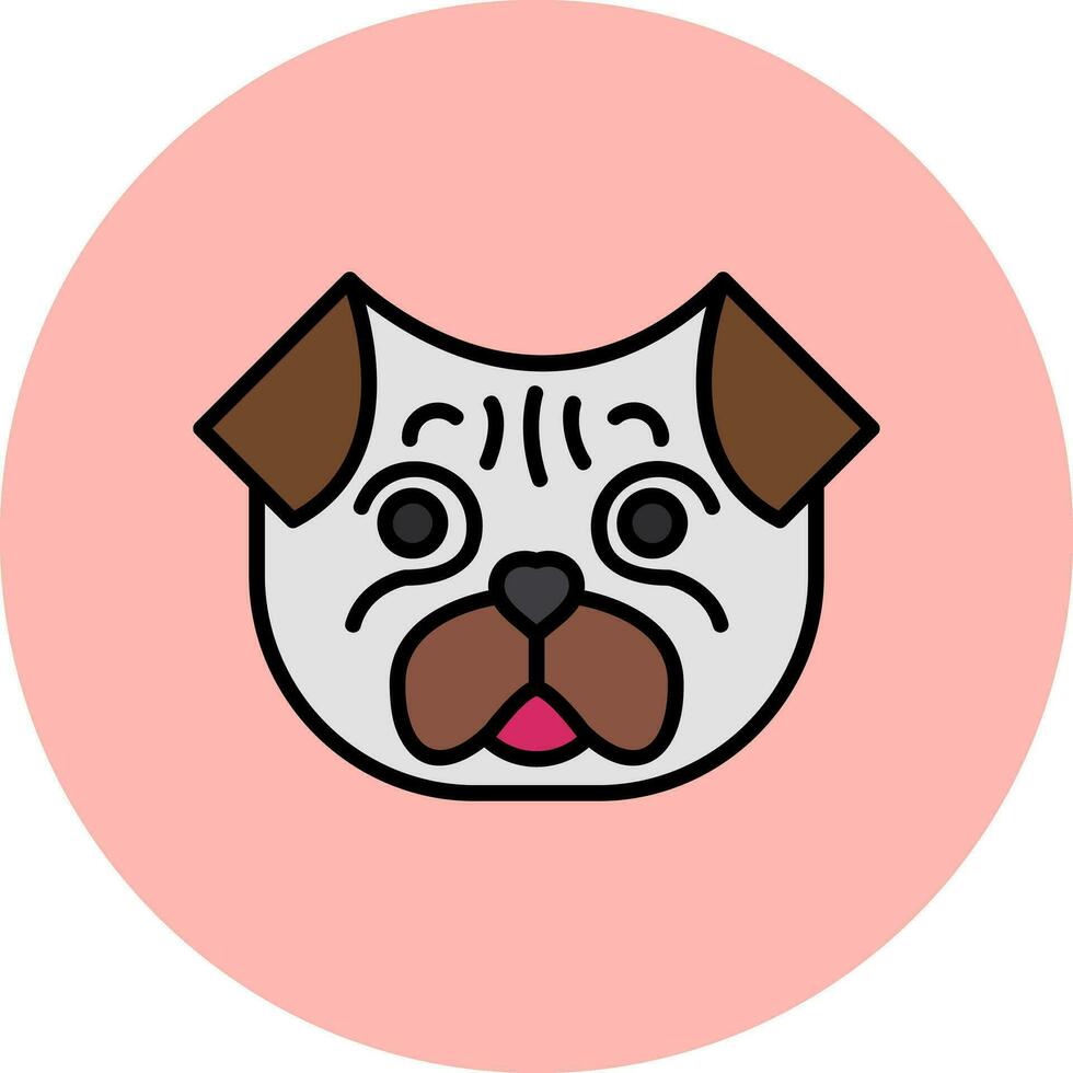 Pug Vector Icon