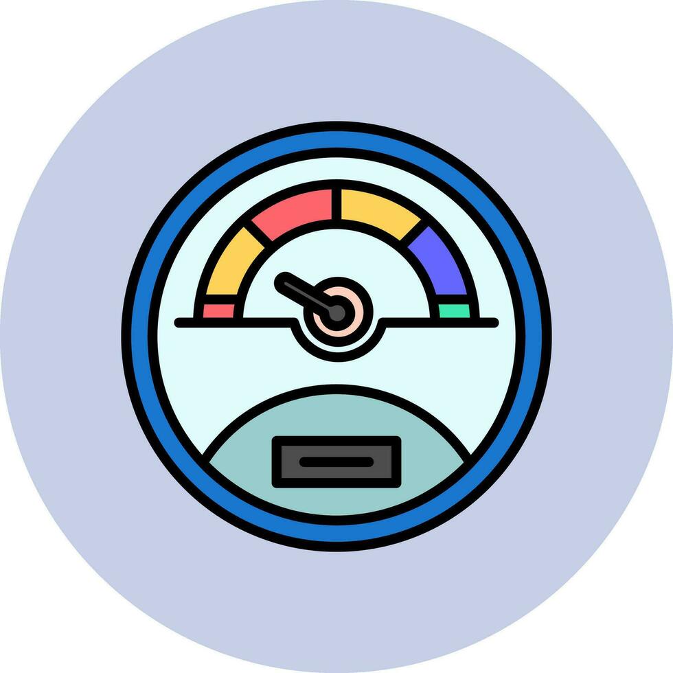 Speedometer Vector Icon