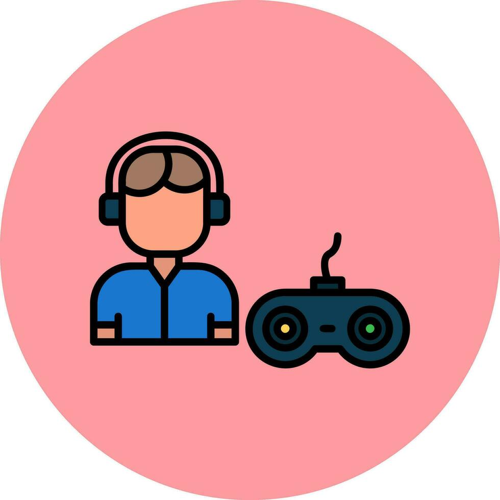 Gamer Vector Icon