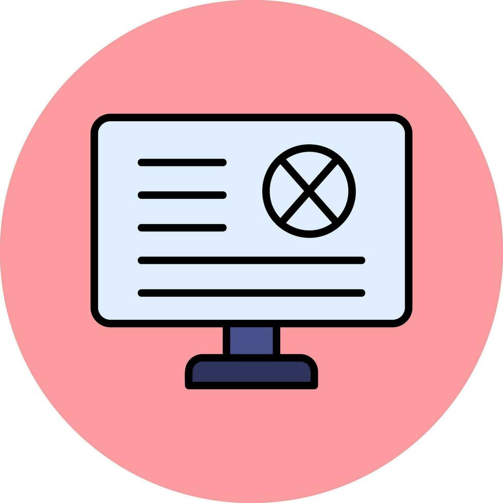 Error Vector Icon