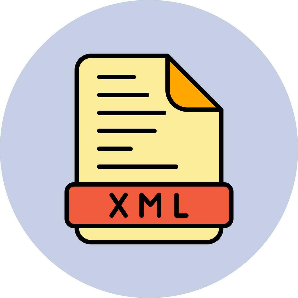 Xml Vector Icon
