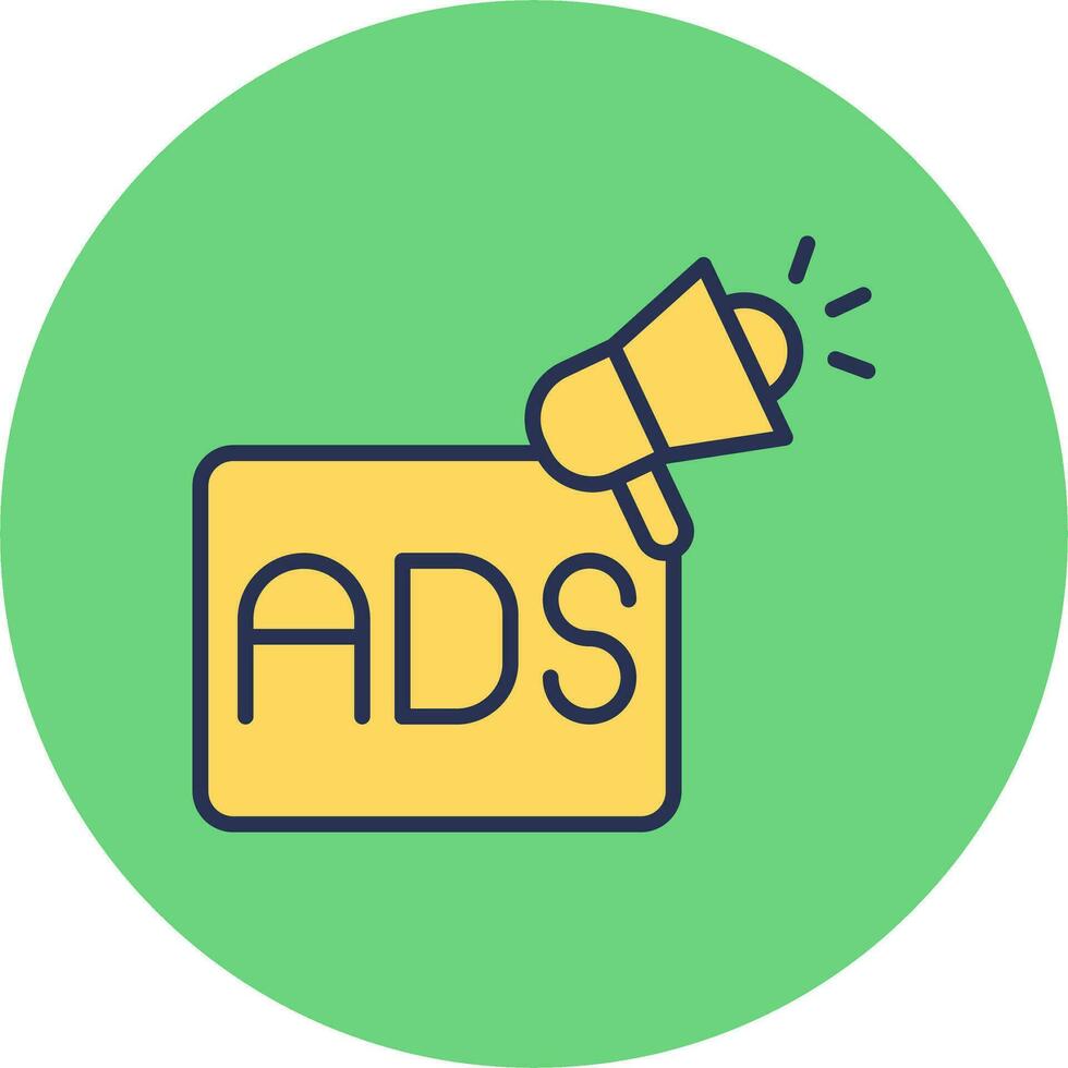 Advertising Vector Icon