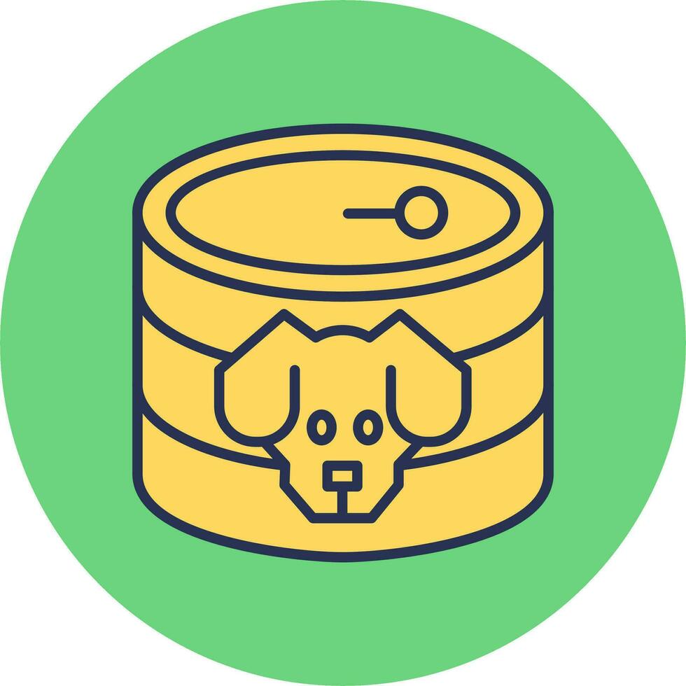 Canned Vector Icon