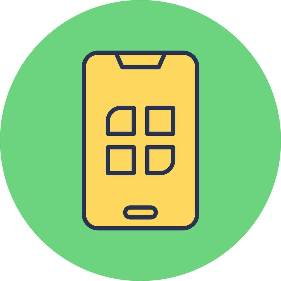 Mobile App Vector Icon