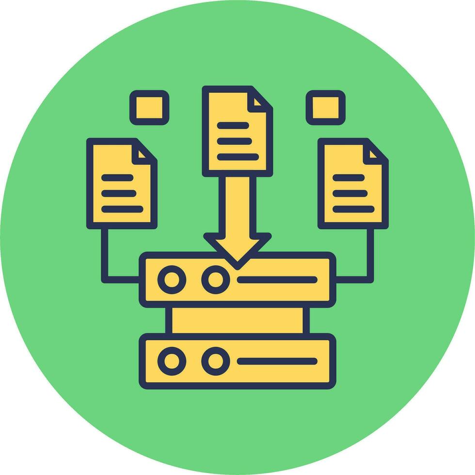 Data Collecting Vector Icon