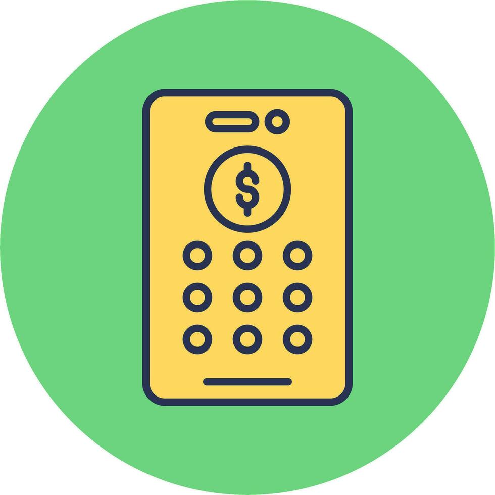 Banking Pin Code Vector Icon
