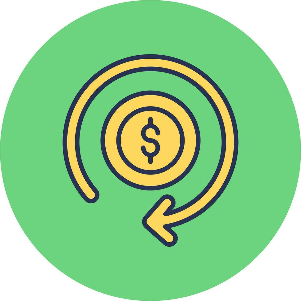 Money Refund Vector Icon