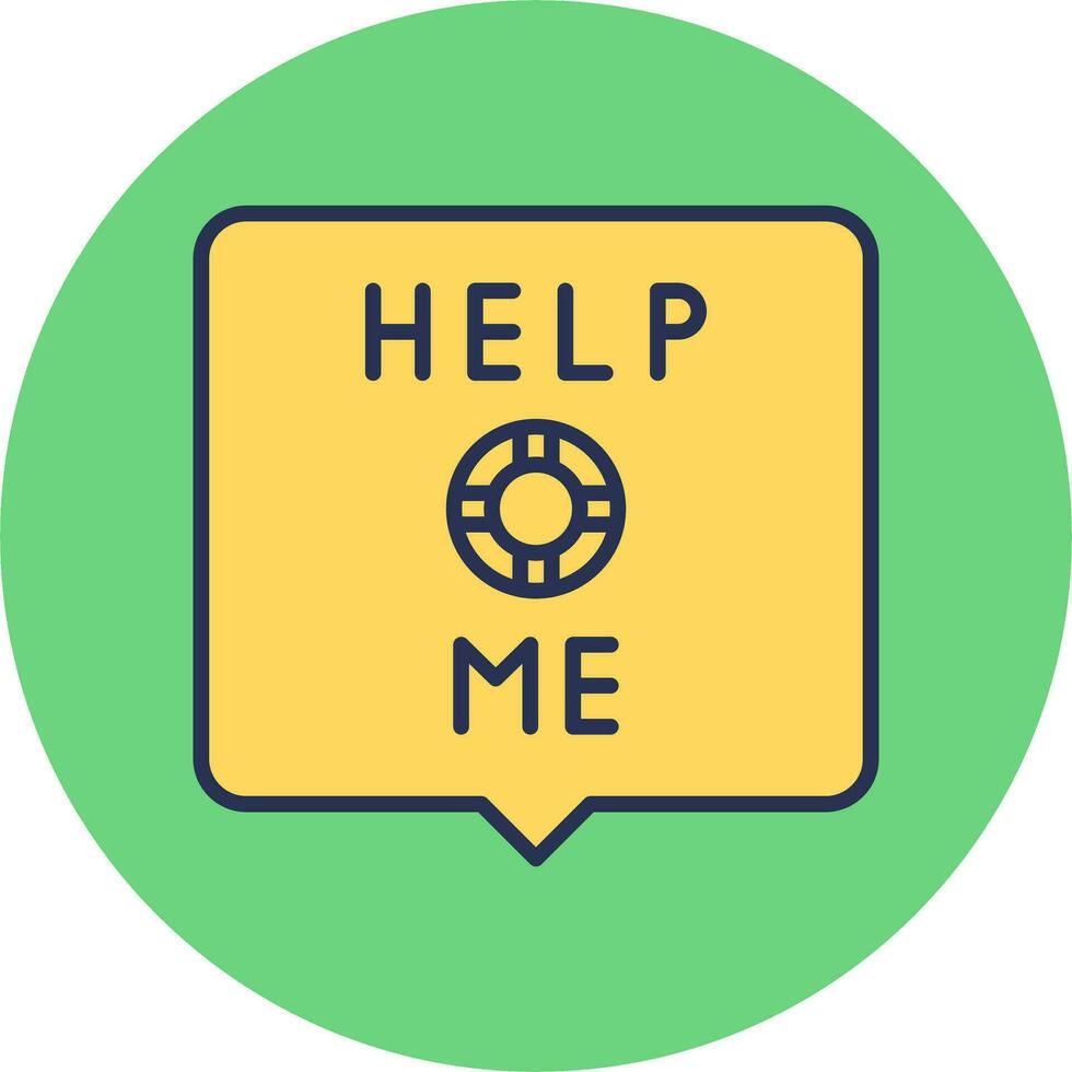 Help Me Vector Icon