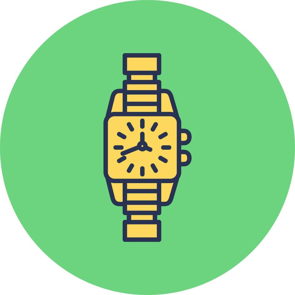 reloj, vector, icono vector