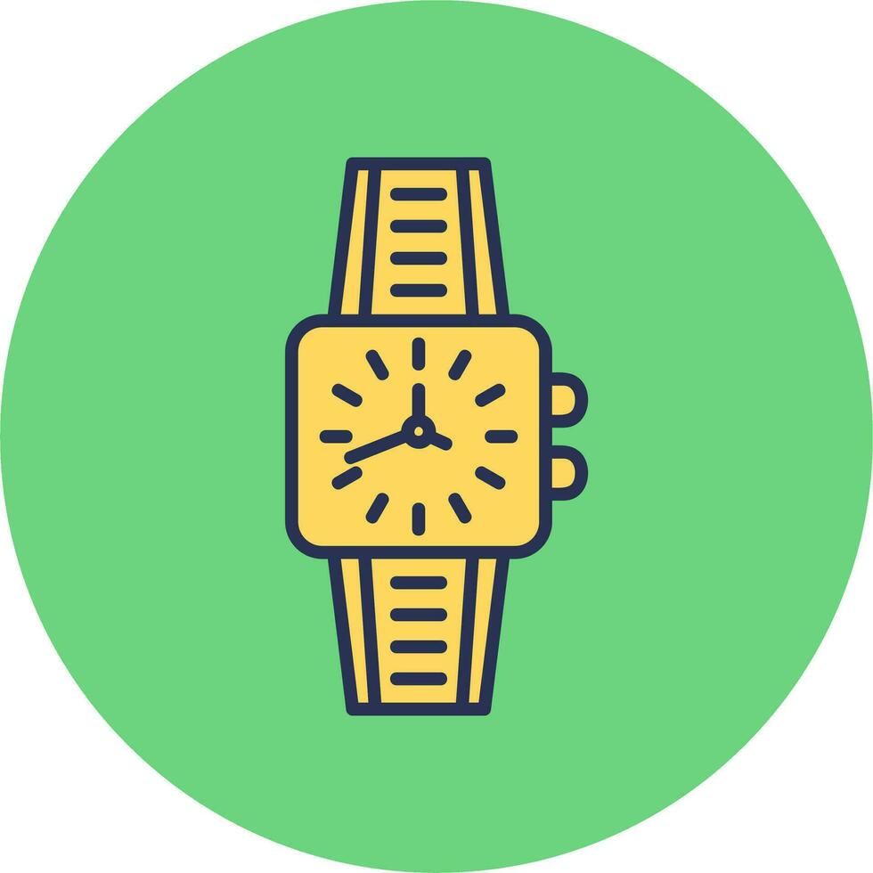 reloj, vector, icono vector