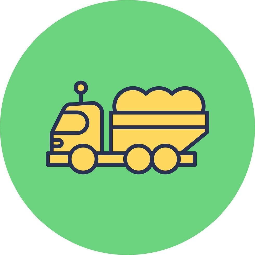 Dump Truck Vector Icon