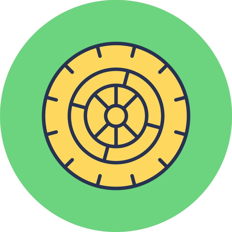 Wheel Vector Icon