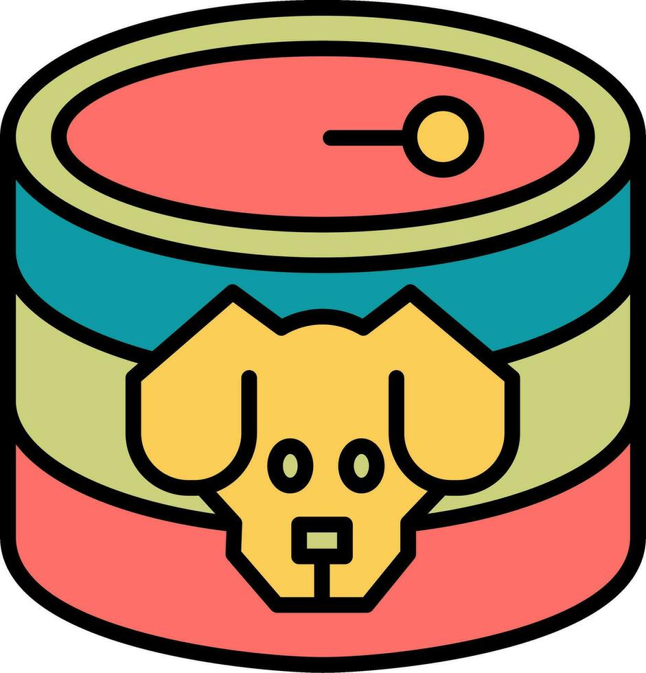 Canned Vector Icon