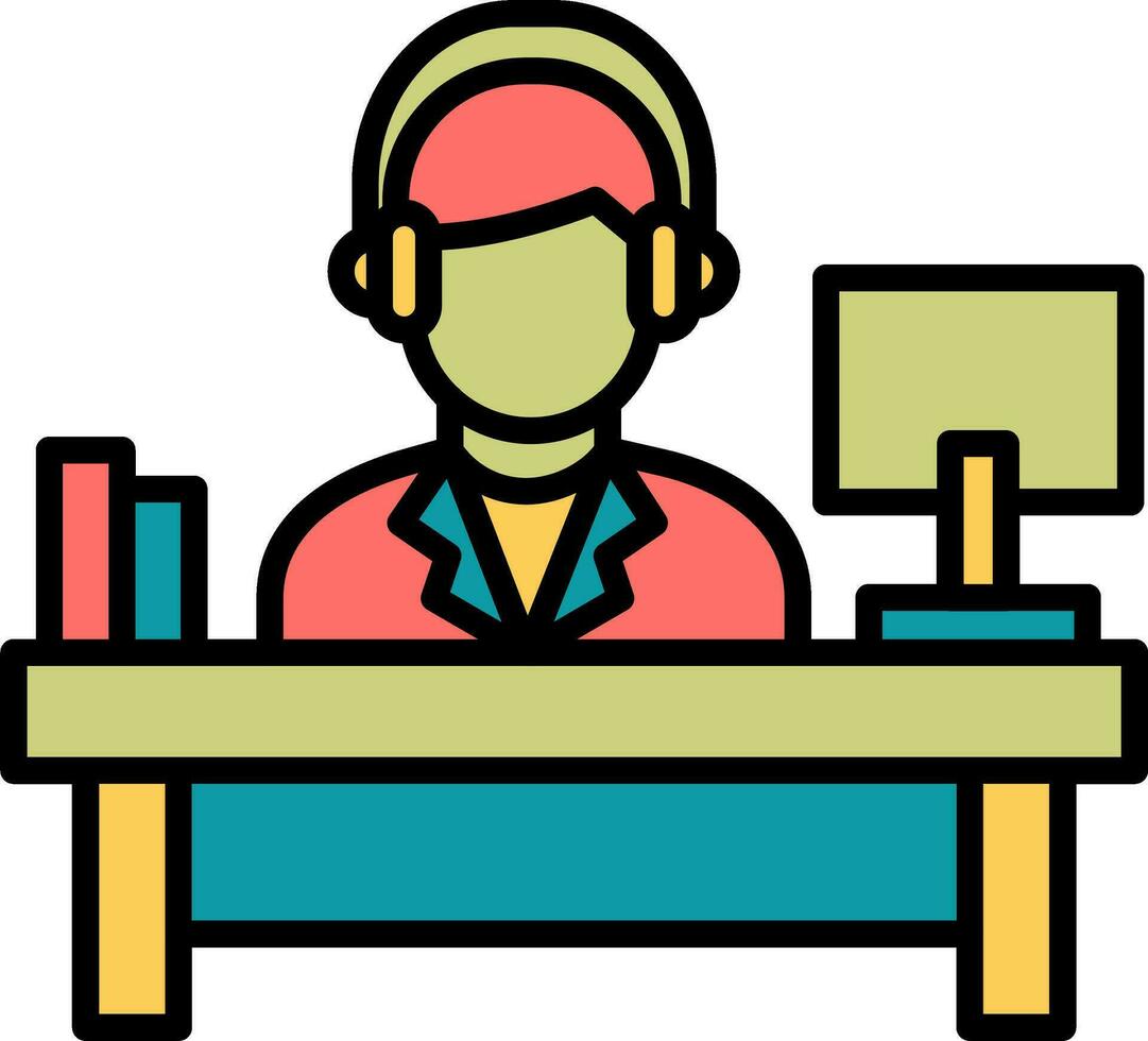 Help Desk Vector Icon