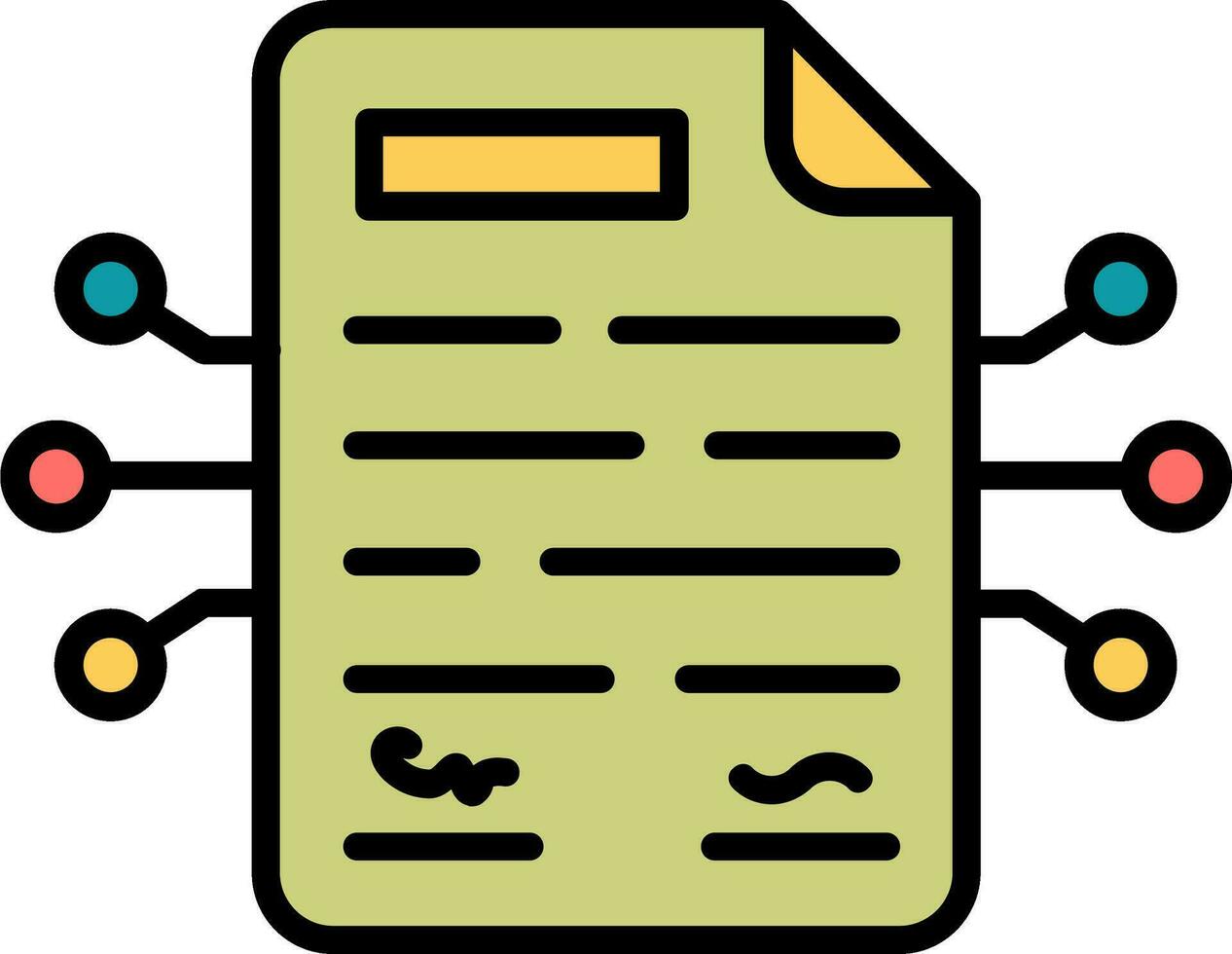 Smart Contracts Vector Icon