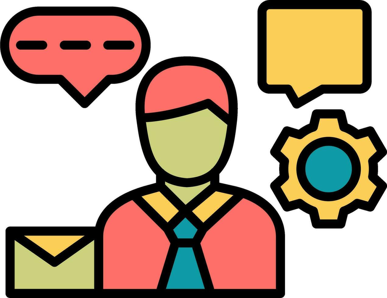Client Support Vector Icon