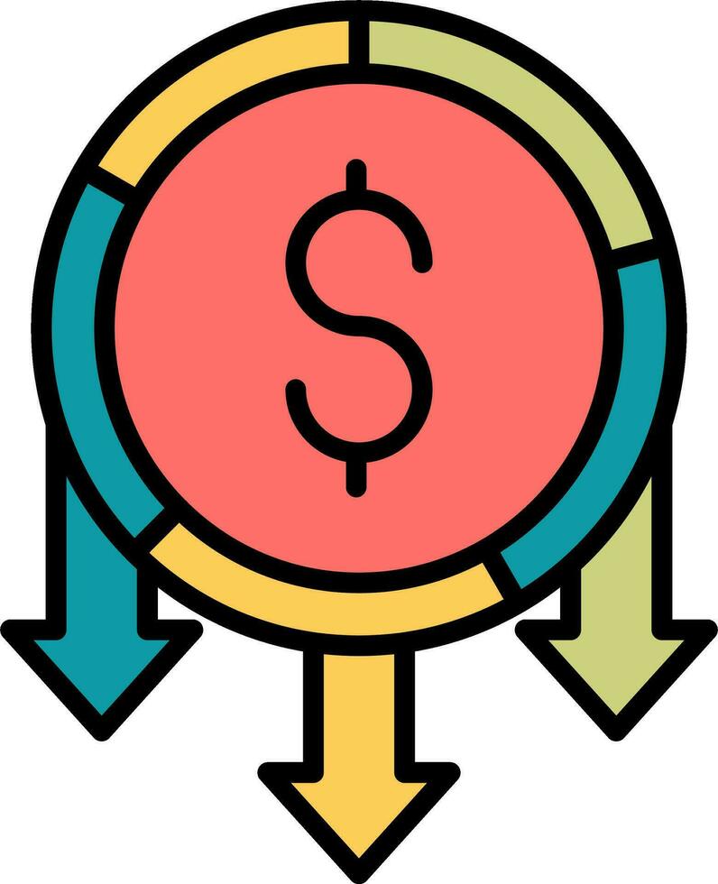 Cost Basis Vector Icon
